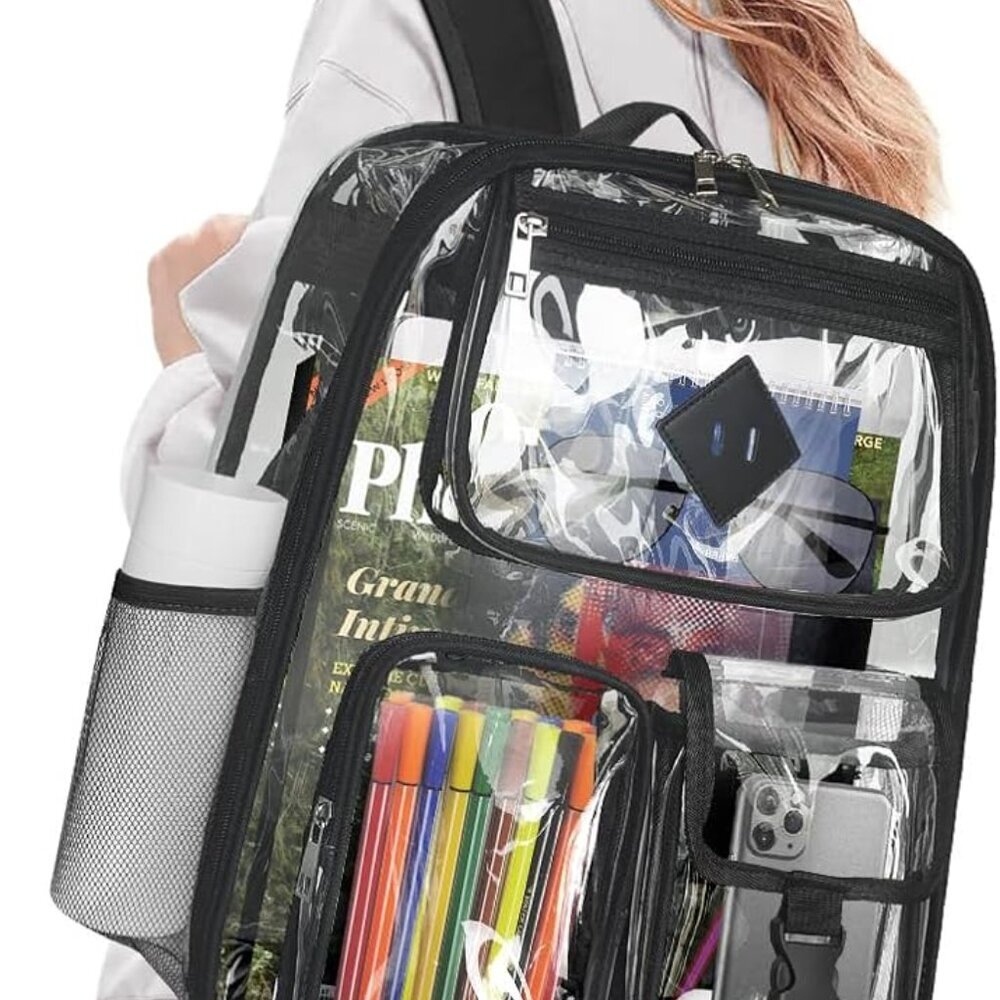 Spacious Transparent Backpack - School Approved, … - image 4